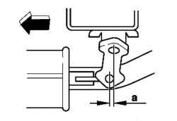 Схема установки крепежного элемента глушителя