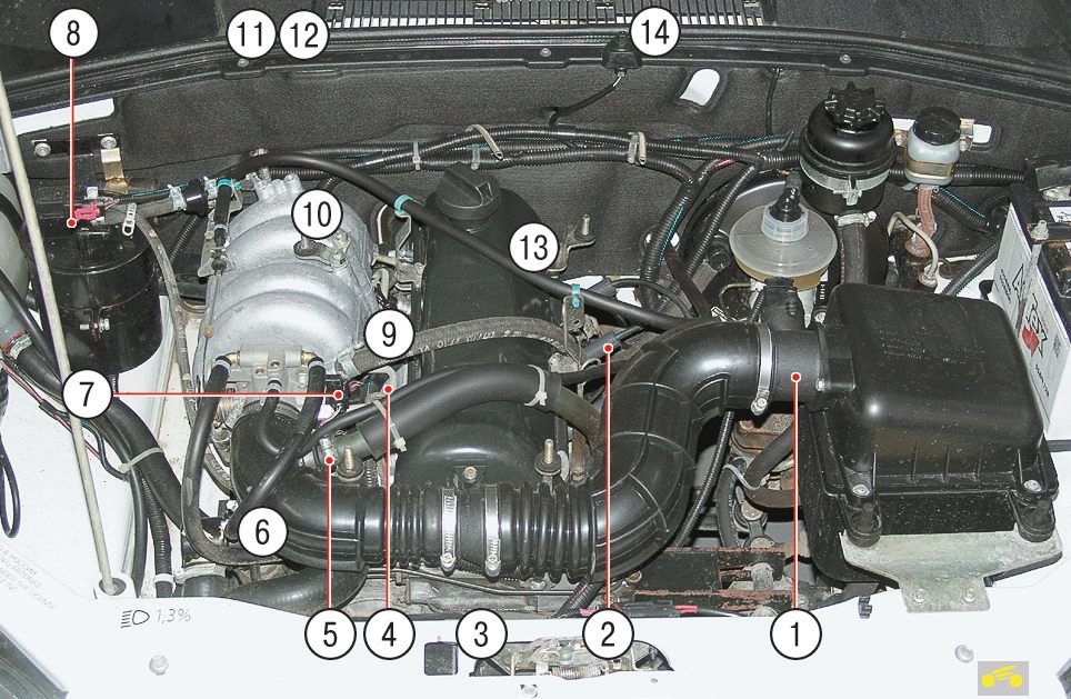 Где Номер Двигателя Шевроле Нива Фото