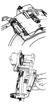 Замена тормозных колодок тормозных механизмов передних колес