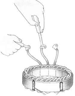 Проверка обмоток статора на обрыв цепи