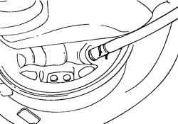 Кольцо крепления троса к опорному тормозному диску