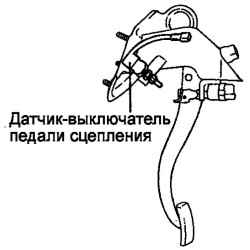 Датчик выключатель педали сцепления