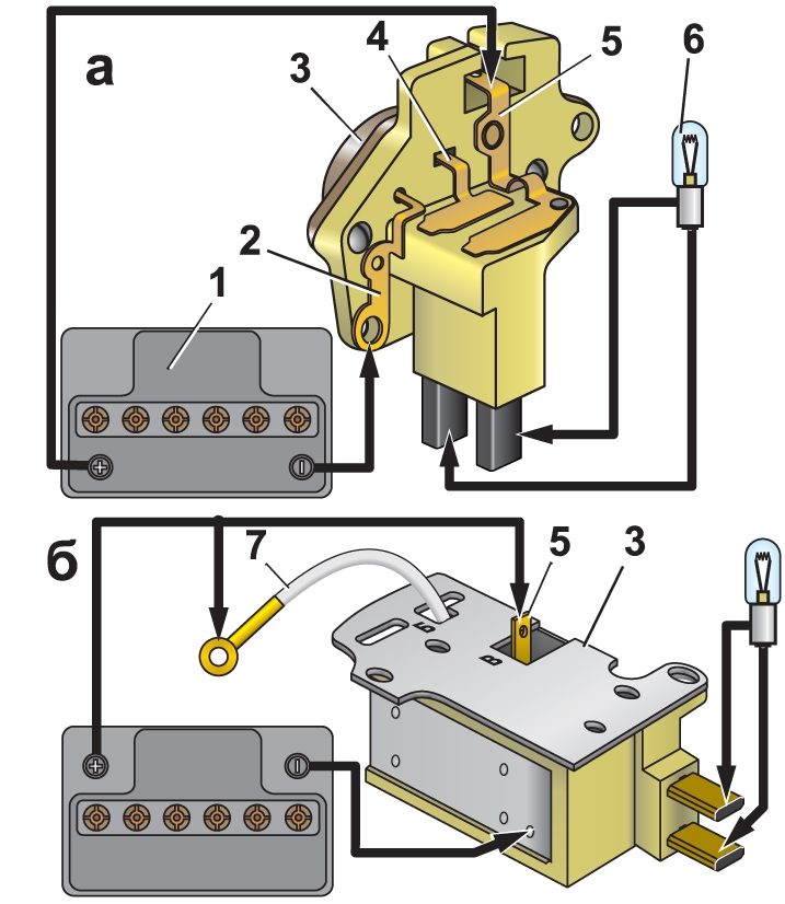 как проверить реле регулятор генератора ситроен