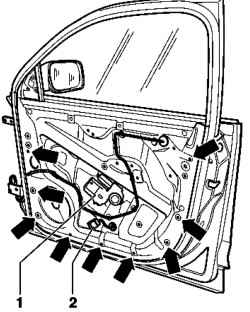 Проводка штекера электродвигателя стеклоподъемника