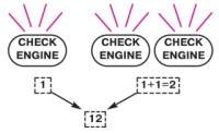 21.   12   CHECK ENGINE